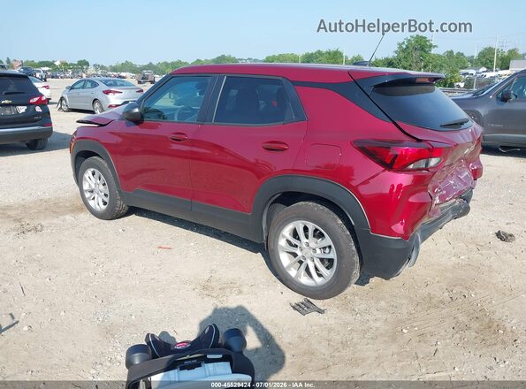 KL79MMS25RB061392 2024 CHEVROLET TRAILBLAZER Red Հետևի ձախ