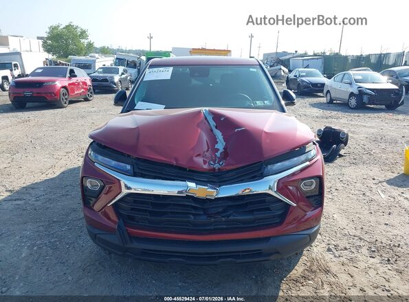 KL79MMS25RB061392 2024 CHEVROLET TRAILBLAZER Red Սարքավորումների վահանակի տեսք