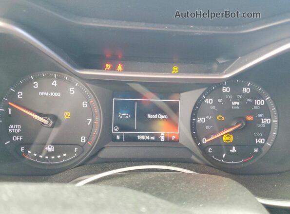 KL79MMS26MB006071 2021 CHEVROLET TRAILBLAZER White Widok zestawu wskaźników