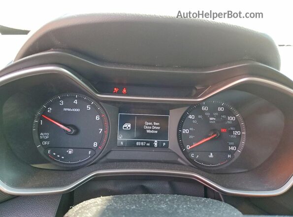 KL79MMS26NB094072 2022 CHEVROLET TRAILBLAZER White Instrument cluster view