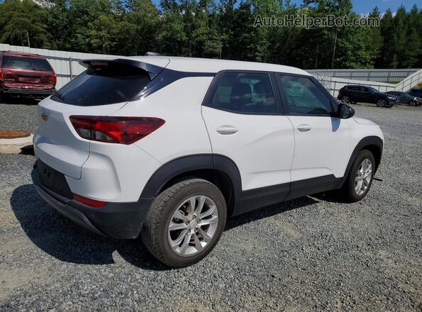 KL79MMS26NB094072 2022 CHEVROLET TRAILBLAZER White Rear right