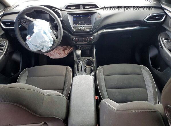 KL79MMS27MB181185 2021 CHEVROLET TRAILBLAZER Black Առջևի վահանակի տեսք
