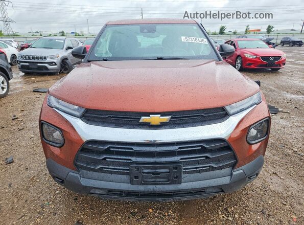 KL79MMS29MB153260 2021 CHEVROLET TRAILBLAZER Brown Widok z przodu