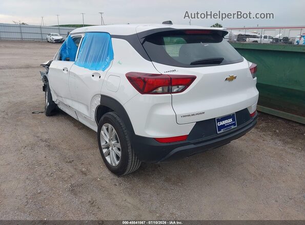 KL79MMS2XNB113805 2022 CHEVROLET TRAILBLAZER White უკანა მარცხენა