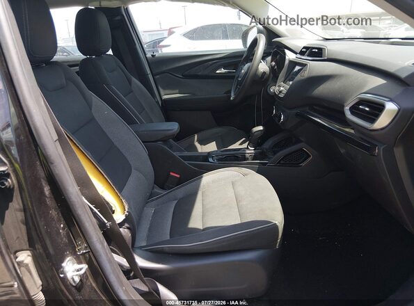 KL79MMS2XNB132810 2022 CHEVROLET TRAILBLAZER Black Widok wnętrza z przodu