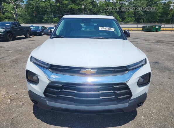 KL79MMS2XNB140082 2022 CHEVROLET TRAILBLAZER White Դիմացի տեսք