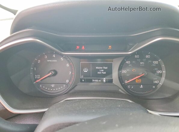 KL79MMS2XPB105061 2023 CHEVROLET TRAILBLAZER White Vista del cuadro de instrumentos