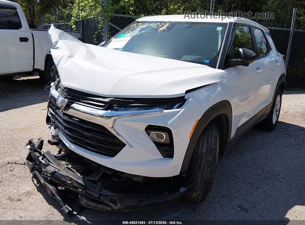 KL79MMSL0RB125394 2024 CHEVROLET TRAILBLAZER Белый Передняя левая четверть