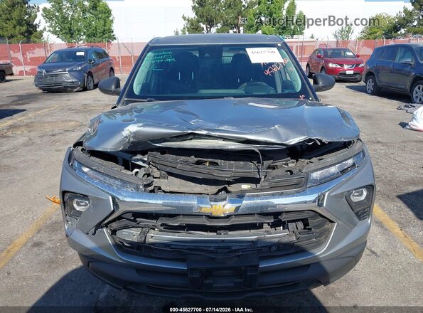 KL79MMSL3RB072156 2024 CHEVROLET TRAILBLAZER Серебряный Вид задней части салона