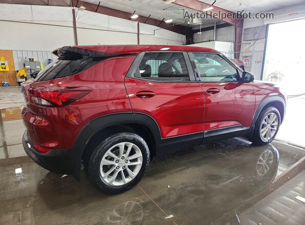 KL79MMSL6RB033660 2024 CHEVROLET TRAILBLAZER Maroon Rear right