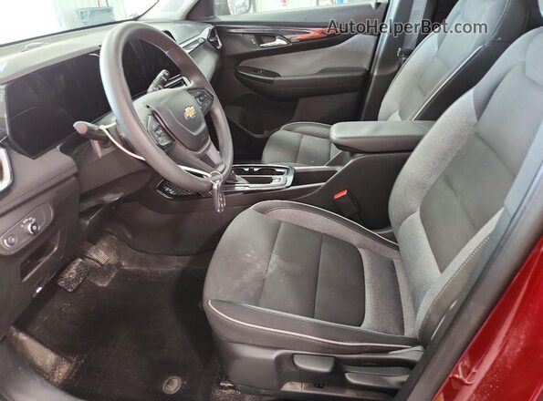 KL79MMSL6RB033660 2024 CHEVROLET TRAILBLAZER Maroon Front interior view