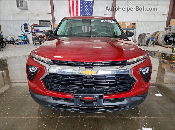 KL79MMSL6RB033660 2024 CHEVROLET TRAILBLAZER Maroon Front view