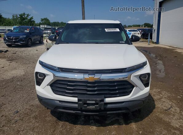 KL79MMSL7RB103778 2024 CHEVROLET TRAILBLAZER White Դիմացի տեսք