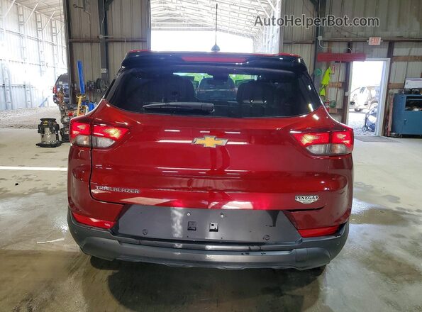 KL79MMSL7SB142778 2025 CHEVROLET TRAILBLAZER Red Rear view