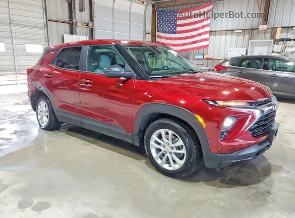 KL79MMSL7SB142778 2025 CHEVROLET TRAILBLAZER Red Front right