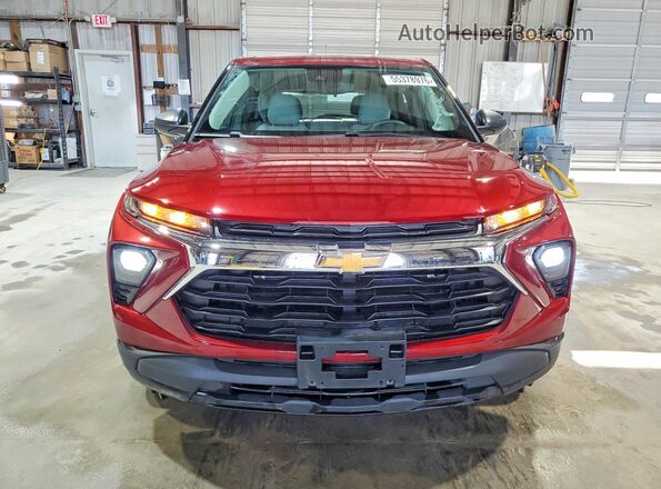 KL79MMSL7SB142778 2025 CHEVROLET TRAILBLAZER Red Front view