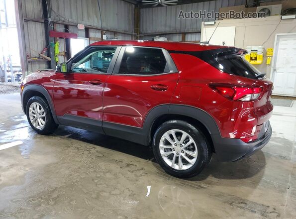 KL79MMSL7SB142778 2025 CHEVROLET TRAILBLAZER Red Rear left