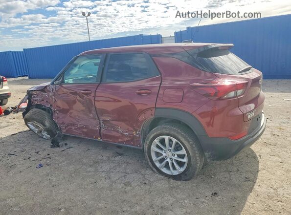 KL79MMSL7SB180799 2025 CHEVROLET TRAILBLAZER Maroon Задня ліва чверть