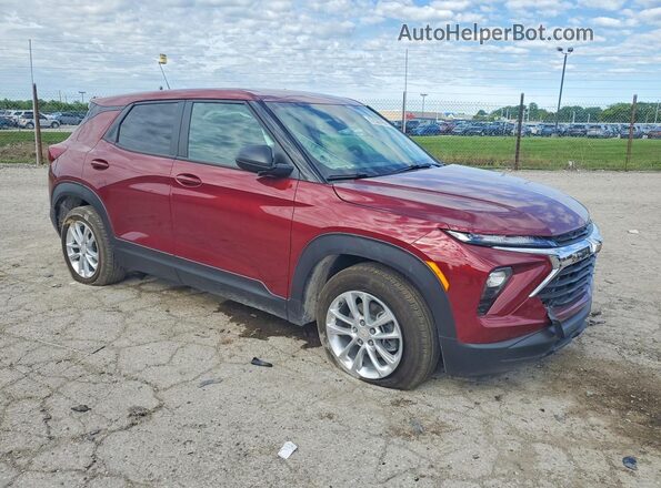 KL79MMSL7SB180799 2025 CHEVROLET TRAILBLAZER Maroon Передня права чверть