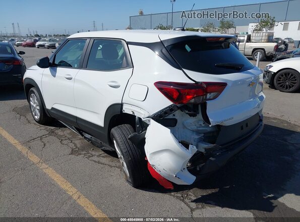 KL79MMSL7TB183882 2026 CHEVROLET TRAILBLAZER White Widok z przodu