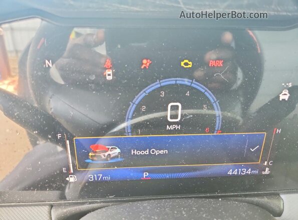 KL79MMSLXSB133394 2025 CHEVROLET TRAILBLAZER Gray Widok zestawu wskaźników