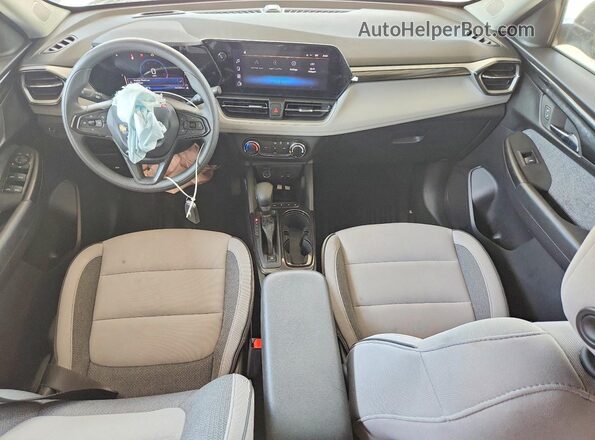 KL79MMSLXSB133394 2025 CHEVROLET TRAILBLAZER Gray Widok deski rozdzielczej