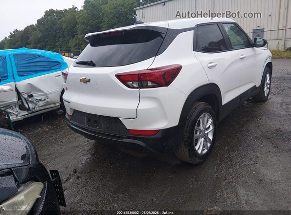 KL79MMSP6SB016155 2025 CHEVROLET TRAILBLAZER Белый Задняя правая четверть