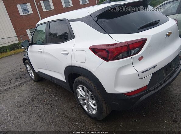 KL79MMSP6SB016155 2025 CHEVROLET TRAILBLAZER Белый Задняя левая четверть