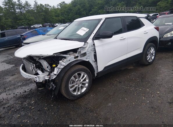 KL79MMSP6SB016155 2025 CHEVROLET TRAILBLAZER Белый Передняя левая четверть