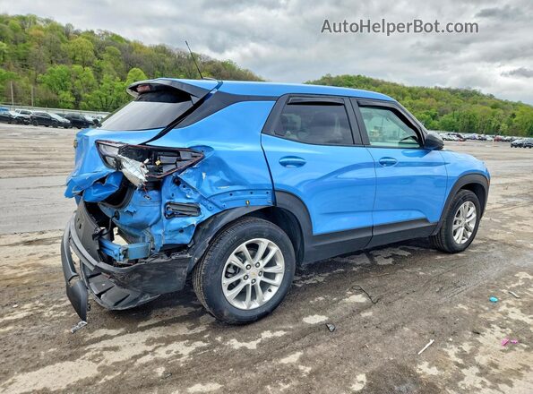 KL79MNSL6RB096036 2024 CHEVROLET TRAILBLAZER Синий Задняя правая четверть
