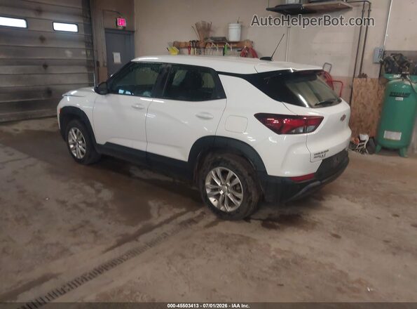 KL79MNSLXPB073906 2023 CHEVROLET TRAILBLAZER White Հետևի ձախ