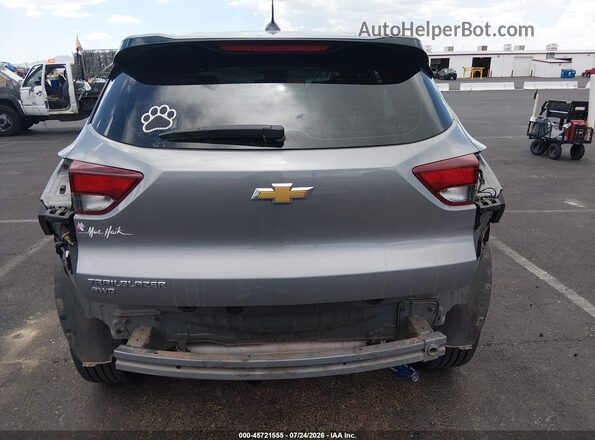 KL79MNSLXPB195665 2023 CHEVROLET TRAILBLAZER Silver 