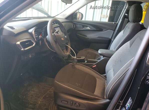 KL79MPS22PB207522 2023 CHEVROLET TRAILBLAZER Black Widok wnętrza z przodu