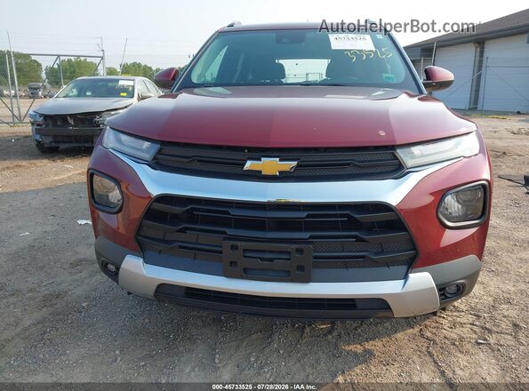 KL79MPS24PB092289 2023 CHEVROLET TRAILBLAZER Burgundy Вид задньої частини салону