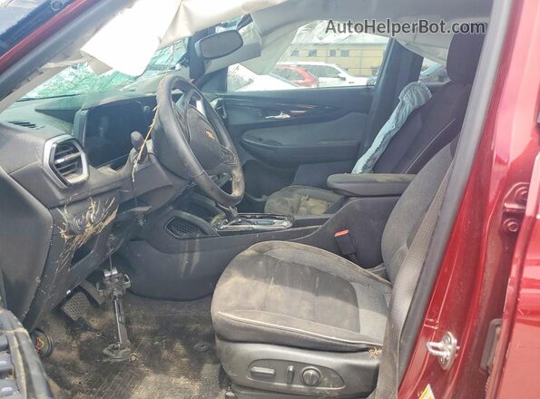 KL79MPS24RB039210 2024 CHEVROLET TRAILBLAZER Maroon Вид салону спереду