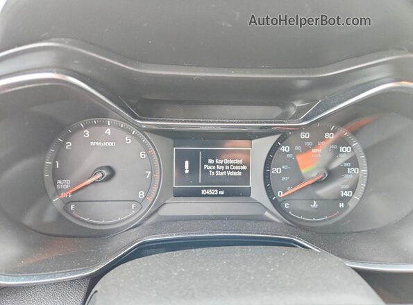 KL79MPS25PB028780 2023 CHEVROLET TRAILBLAZER Silver ხელსაწყოთა პანელის ხედი