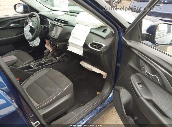 KL79MPS26NB007563 2022 CHEVROLET TRAILBLAZER Blue Widok wnętrza z przodu