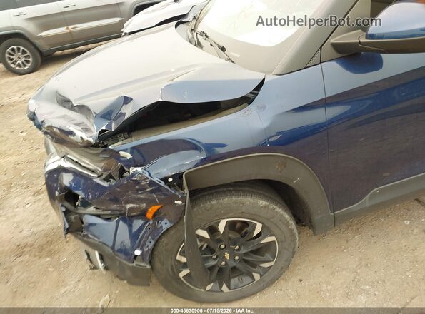 KL79MPS26NB007563 2022 CHEVROLET TRAILBLAZER Blue Widok z przodu