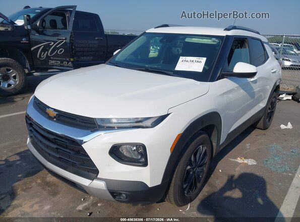 KL79MPS27PB193116 2023 CHEVROLET TRAILBLAZER White წინა მარცხენა ხედი სამი მეოთხედიდან