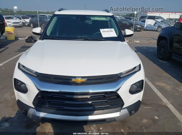 KL79MPS27PB193116 2023 CHEVROLET TRAILBLAZER White ხელსაწყოთა პანელის ხედი