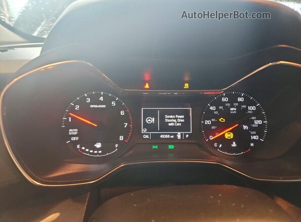 KL79MPS28PB069338 2023 CHEVROLET TRAILBLAZER Black Instrument cluster view