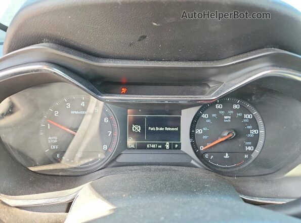 KL79MPS29PB016325 2023 CHEVROLET TRAILBLAZER Black Вид щитка приладів