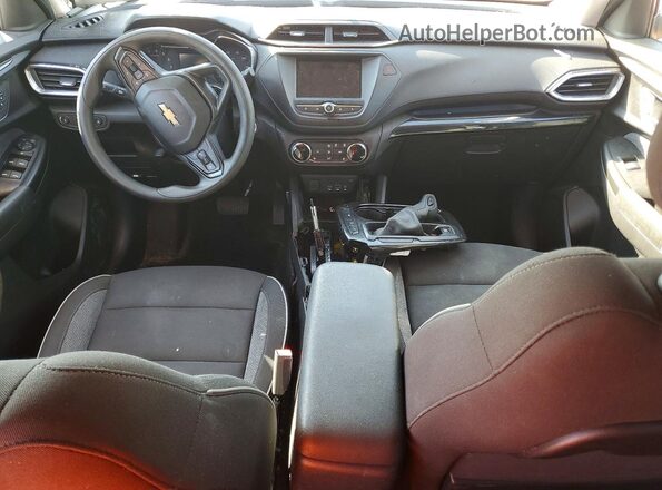 KL79MPS29PB179816 2023 CHEVROLET TRAILBLAZER White Widok deski rozdzielczej
