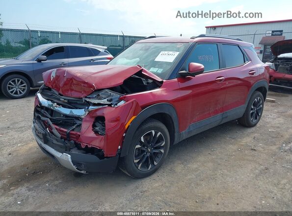 KL79MPS2XMB013896 2021 CHEVROLET TRAILBLAZER Red Front left