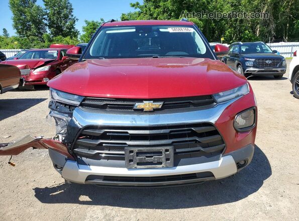 KL79MPS2XMB124903 2021 CHEVROLET TRAILBLAZER Red Դիմացի տեսք
