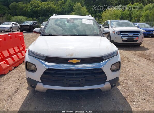 KL79MPSL0MB043711 2021 CHEVROLET TRAILBLAZER White Widok zestawu wskaźników
