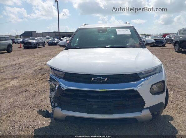 KL79MPSL0MB077079 2021 CHEVROLET TRAILBLAZER White Vista del cuadro de instrumentos