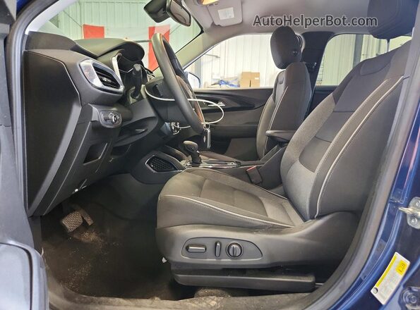 KL79MPSL1NB073642 2022 CHEVROLET TRAILBLAZER Blue Вид салону спереду