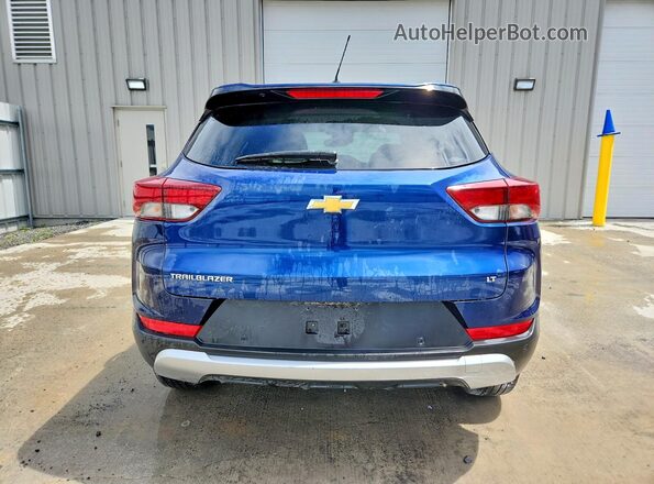 KL79MPSL1NB073642 2022 CHEVROLET TRAILBLAZER Blue Вид ззаду