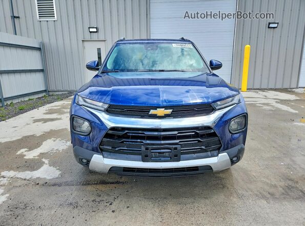 KL79MPSL1NB073642 2022 CHEVROLET TRAILBLAZER Blue Вид спереду
